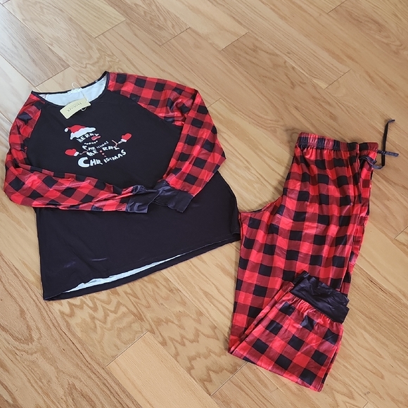 NWT Ekouaer Christmas Pajamas for Men Long Sleeve Pjs Loungewear Sleepwear LARGE - Picture 7 of 17